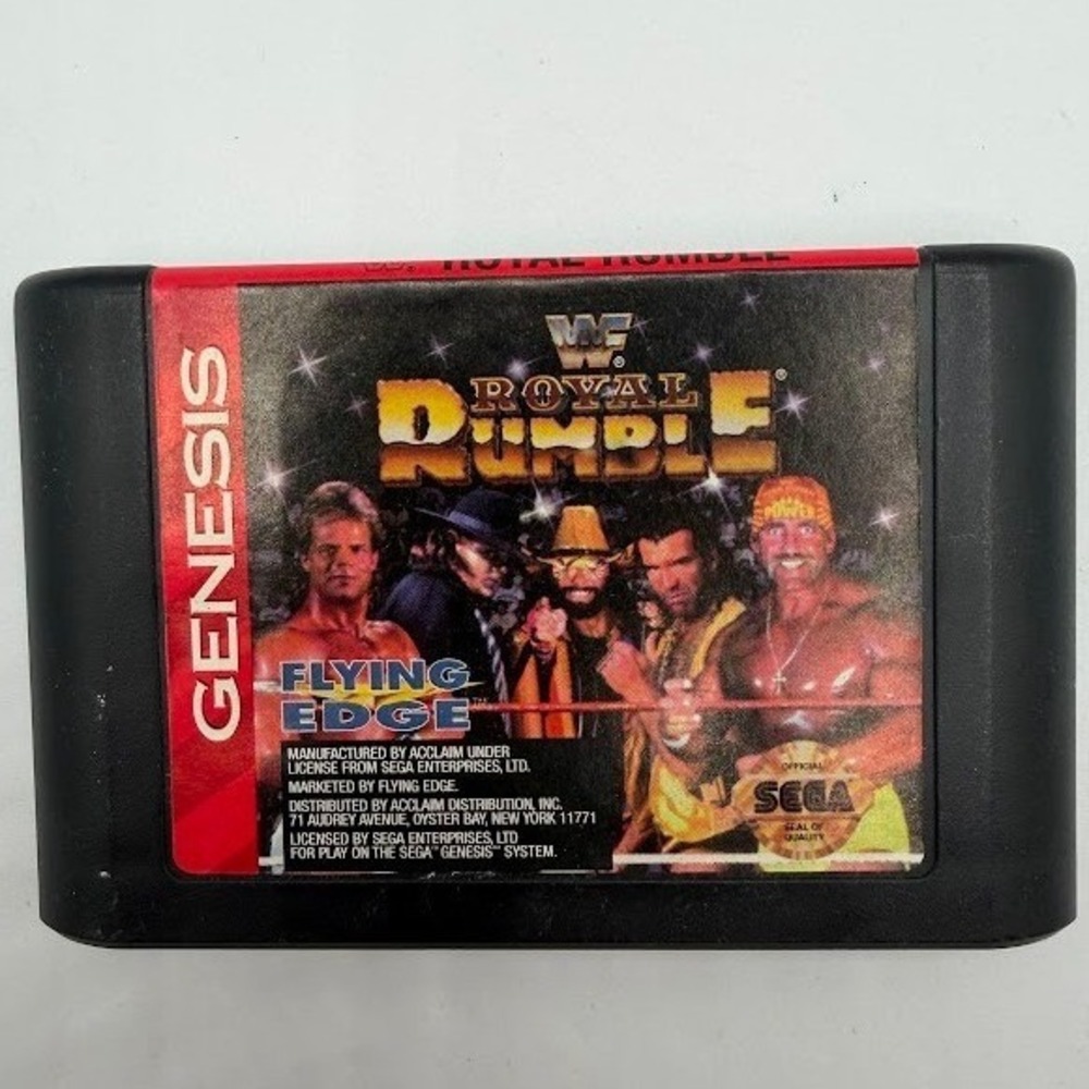 WWF Royal Rumble 1993 Flying Edge Sega‎ Genesis WWF Video Game Loose